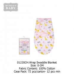 Hudson Baby Wrap Swaddle Blanket 01220