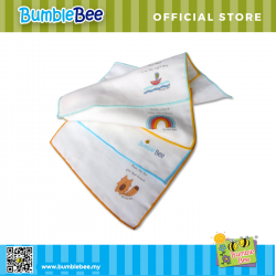 Bumble Bee Cotton Gauze Face Cloth (Twin Pack)