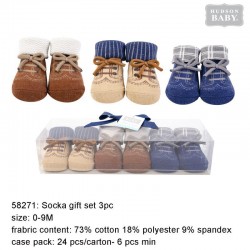 Hudson Baby Novelty Socks Giftset (3's Pack) 58271