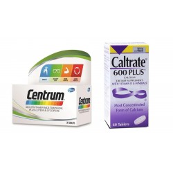 FREE Centrum Multivitamin-Multimineral Plus Lutein &Lycopene (30 tablets) & Caltrate 600 Plus (60 Tablets)