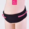 Inujirushi Side Adhesive Semi Abdominal Support Belt (Black)