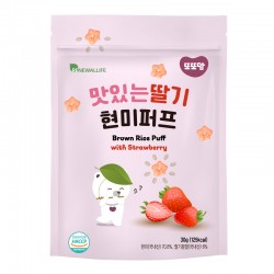 DDODDOMAM Brown Rice Puff - Strawberry