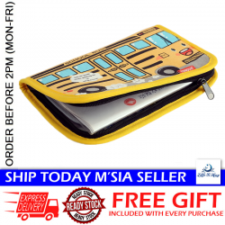 Little B House Yellow School Bus Cute Multifunction Mom\'s Handbook - MMB104
