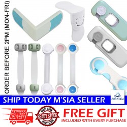 [Little B House] Child Safety Lock Cabinet Locking Door Drawer Plastic Protector Kunci Bayi Pintu - LockGroup