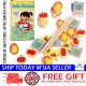 [Little B House] Wooden Fruit Chopsticks with Storage Bag Montessori Toys Exercise Baby Finger Fine Training 专注力游戏-BT101