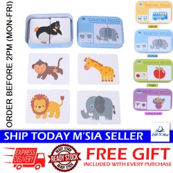 [Little B House] Baby Learning Cards English Word Pocket Flash Card Montessori Toy Learning 早教玩具闪卡 Flash Kad -BT197