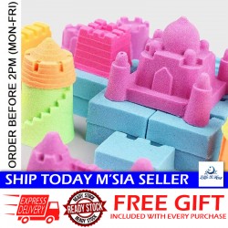 [Little B House] Play Sand For Kids Indoor Outdoor Beach Sand Creative Magic Sand Pasir Kinetik- BT252