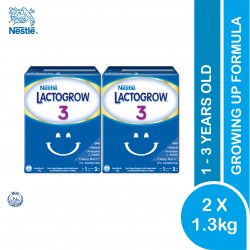 LACTOGROW 3 (1-3 Years Above) 1.3kg Twin Pack 