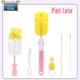 Little B House Baby Bottle Cleaning Brushes Nipple Brush Pacifier Brush Sponge Cup Brush Kit 奶瓶刷 Berus Botol Susu-BKM22