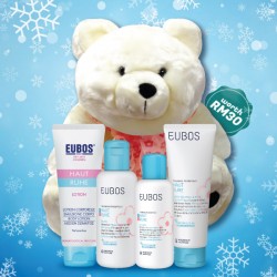 EUBOS Special Care For Baby Dry & Very Dry Skin (4 Items) Pack - Lotion, Cleasing Gel, Bath Oil, Caring Oil