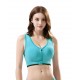 Akarana Baby Maternity Sports Secure Zip Front Bra (Tiffany Green)