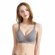 Akarana Maternity Seamless Deep V Maternity & Nursing Bra (Grey)