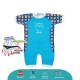 Cheekaaboo Warmiebabes Thermal Swimsuit - Blue Monster (Monster Family)