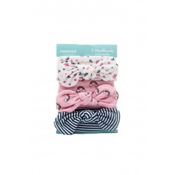 holabebe Holabebe 3 In 1 Baby Headbands - Rainbow