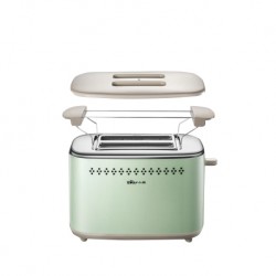 Bear Bread Toaster breakfast machine Mini 2 Slices Toaster Household Breakfast Automatic Multi Toaster BT--G02