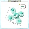 Little B House Suction Pop up Fidget Spinner Toys Suction Cup Spinning Top Toys 转转乐玩具 Mainan Mandi - BT336