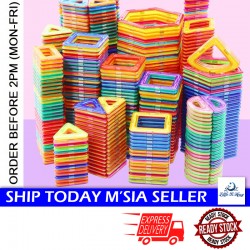 Little B House Magnetic Block Educational Construction Accessories Magnetic Tiles 磁力片积木 Blok Magnet - BT271-Blc