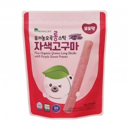 DDODDOMAM Five Organic Grains Long Sticks - Purple Sweet Potato