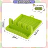 Little B House Multi-function Kitchen Silicone Spatula Holder Spoon Shelf Holder 汤勺垫 Alas Senduk - KW14