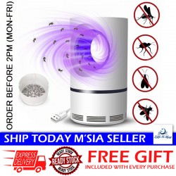 [Little B House] Ultraviolet LED Mosquito Killer Lamp Powered Photocatalyst Mosquito Trap 灭蚊灯驱蚊器 Lampu Nyamuk -MK02
