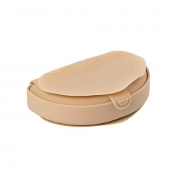 Miniware Silifold Plate - Almond Butter
