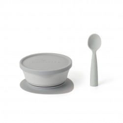 Miniware First Bite Set (Coloured PLA Series) - Grey
