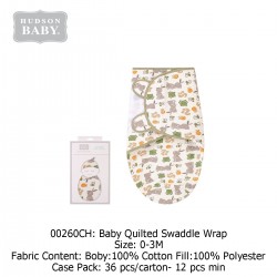 Hudson Baby Swaddle Wrap 00260