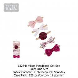 Hudson Baby Headband Set (5\'s/Pack) 13234