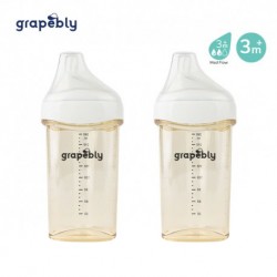 Grapebly PPSU Feeding Bottle 240ml / 8oz (Twin Bundle)
