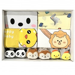 100 Days Full Moon Newborn Baby Boy Gift Set D - 8 Items