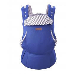 Tautoko Baby Carrier Ergonomic Soft Cotton Newborn to Toddler Maximum Support Comfort Hands Free Carrier (ROYAL AZURE)