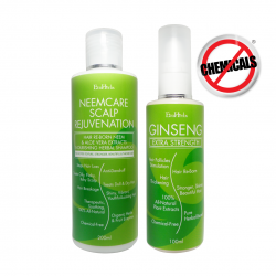 EcoHerbs Neem Care Scalp Rejuvenation Package For Hair Loss, Hair Fall, Thinning Hair, Softer, Stronger Hair (FOR WOMEN)