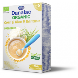 Danalac Organic Baby Cereal (Corn Rice Banana) 200gm