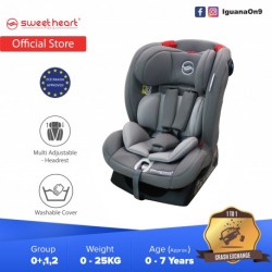 Sweet Heart Paris DRANCY Group 0,1,2 Baby Car Seat Assurance with JPJ MIROS ECE R44/04 (Grey)