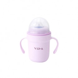 Viida Souffle Antibacterial Stainless Steel Spout Sippy Cup - Cosmic Mauve