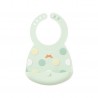 Viida Joy Series Baby Bib - Mint Green Polka Dots