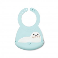 Viida Joy Series Baby Bib - Owen Island Paradise Seal