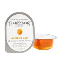 BEERENBERG APRICOT JAM 14G PLASTIC TUBS