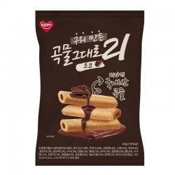 Kemy Premium Baked Grain Crispy Roll 21 150g (Chocolate)