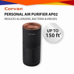 Corvan Personal Air Purifier AP02 (up to 150ft²) (Black)