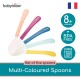 Babymoov 2nd Age Baby Spoon - Set of 5 (Multi Color)