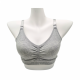 Trendyvalley Organic Cotton Maternity Nursing Bra (Grey)