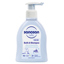sanosan Baby Bath & Shampoo 200ml