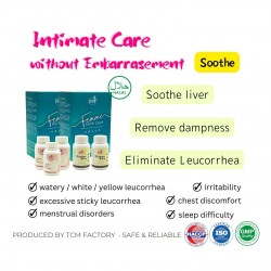 PFW Leucorrhea Soothe Package (1 Month) 白带 白带多 白带黄 黄带 月经不调 睡眠差 下体异味 下体痒 瘙痒 止痒