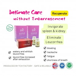 PFW Leucorrhea Recuperate Package (1 Month) 白带 白带清 白带多 下体有异味 下体瘙痒 腹胀 腰酸 疲倦 累 气短 气虚 没有气 不够气 阴道调养 补肾 补气