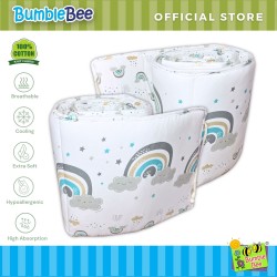 Bumble Bee 2pc Cot Bumper (Knit Fabric)