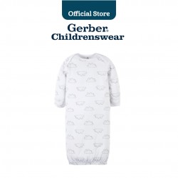 Gerber 2-Pack Baby Neutral Baby Animals Gowns