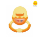 Piyo Piyo Quality Soft/Hard Teether (Round)