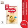 Nestle Cerelac Infant Cereals with Milk Rice and Chicken 250G (6 Months+)