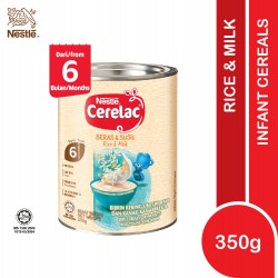 Nestle Cerelac Infant Cereals with Rice & Milk 350G (6 Months+)